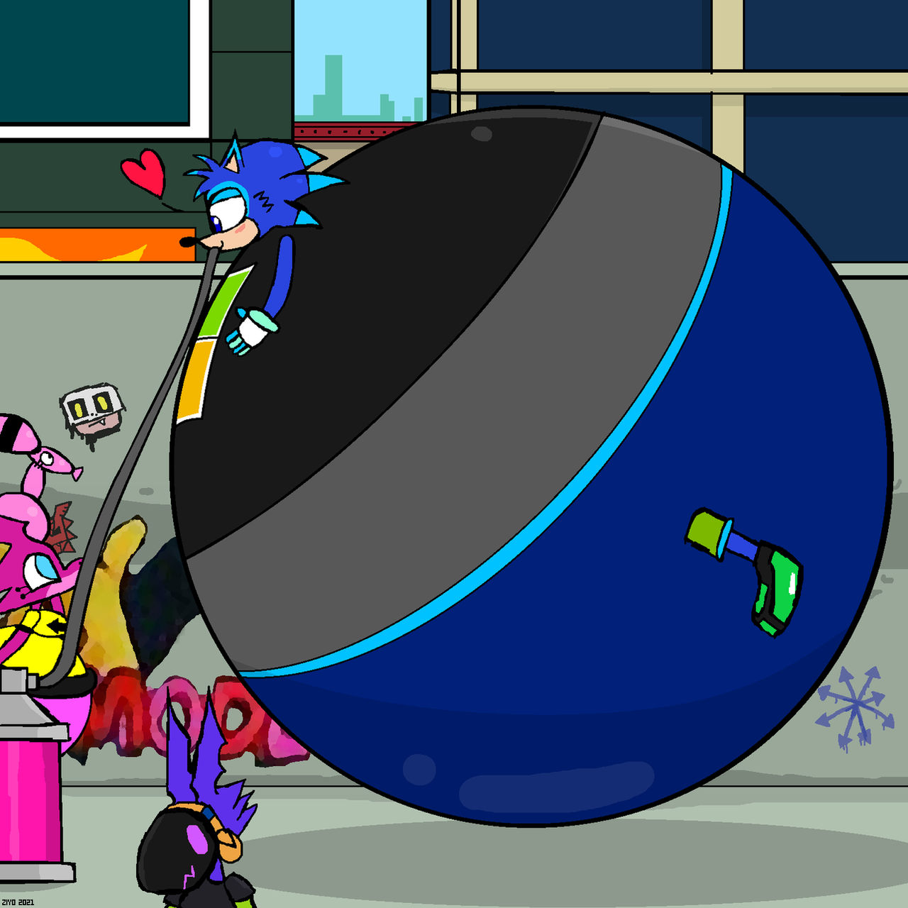 Sonic Inflation Robot001