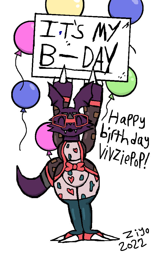 Happy birthday Vivziepop! by ZiyoStreetSoul on DeviantArt