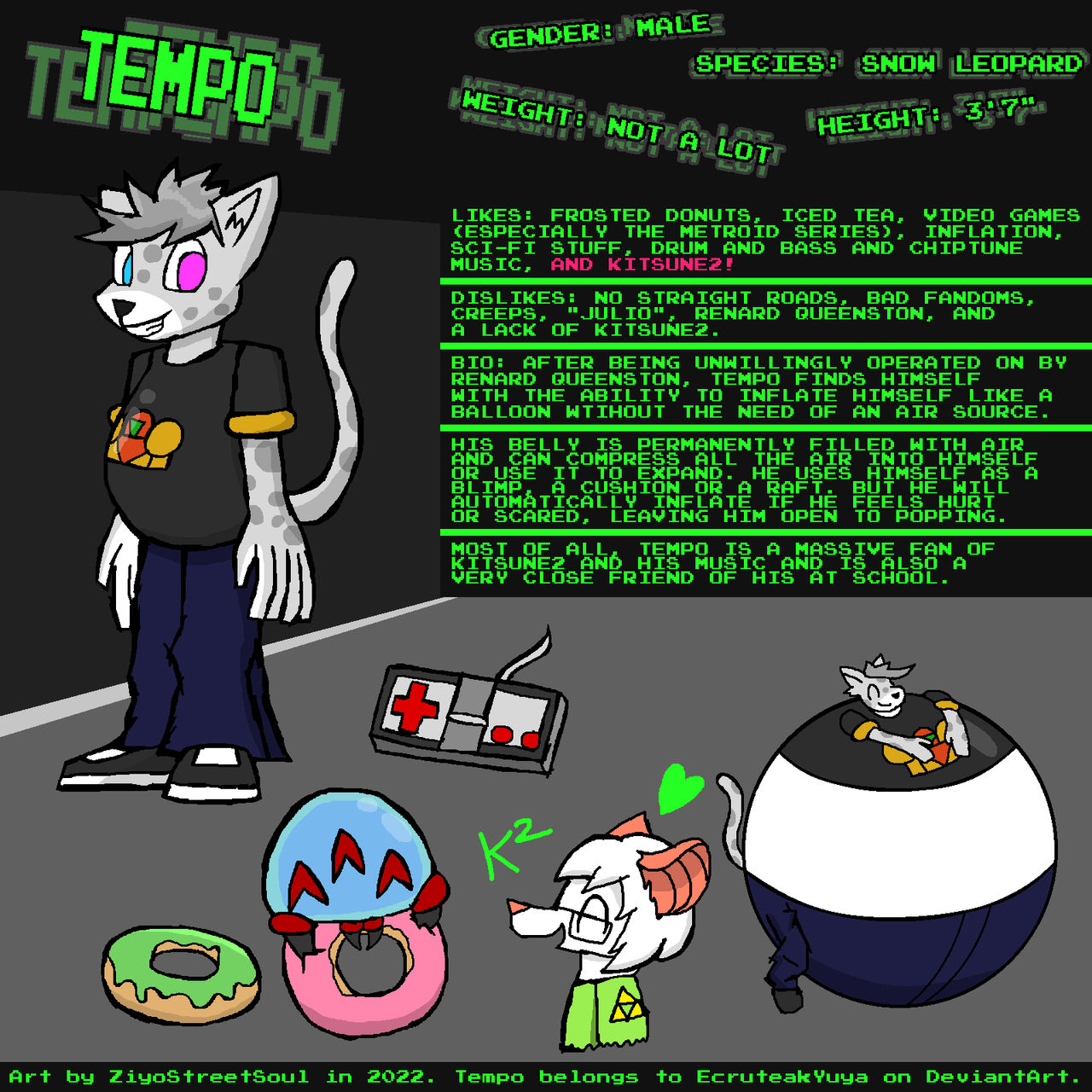 Tempo the Snow Leopard by ZiyoStreetSoul on DeviantArt