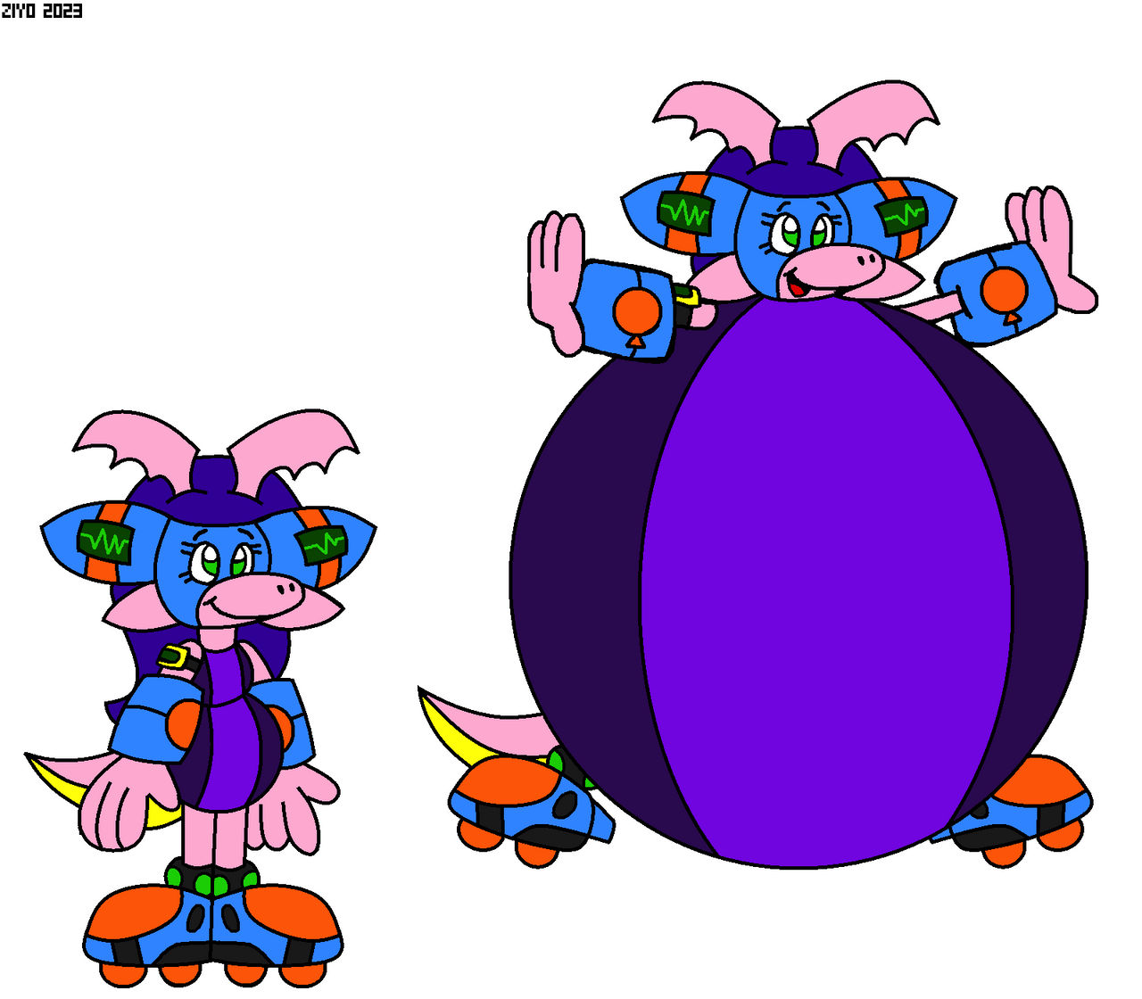 Puff Plum in FoxTown2002's style (My version) by ZiyoStreetSoul on ...