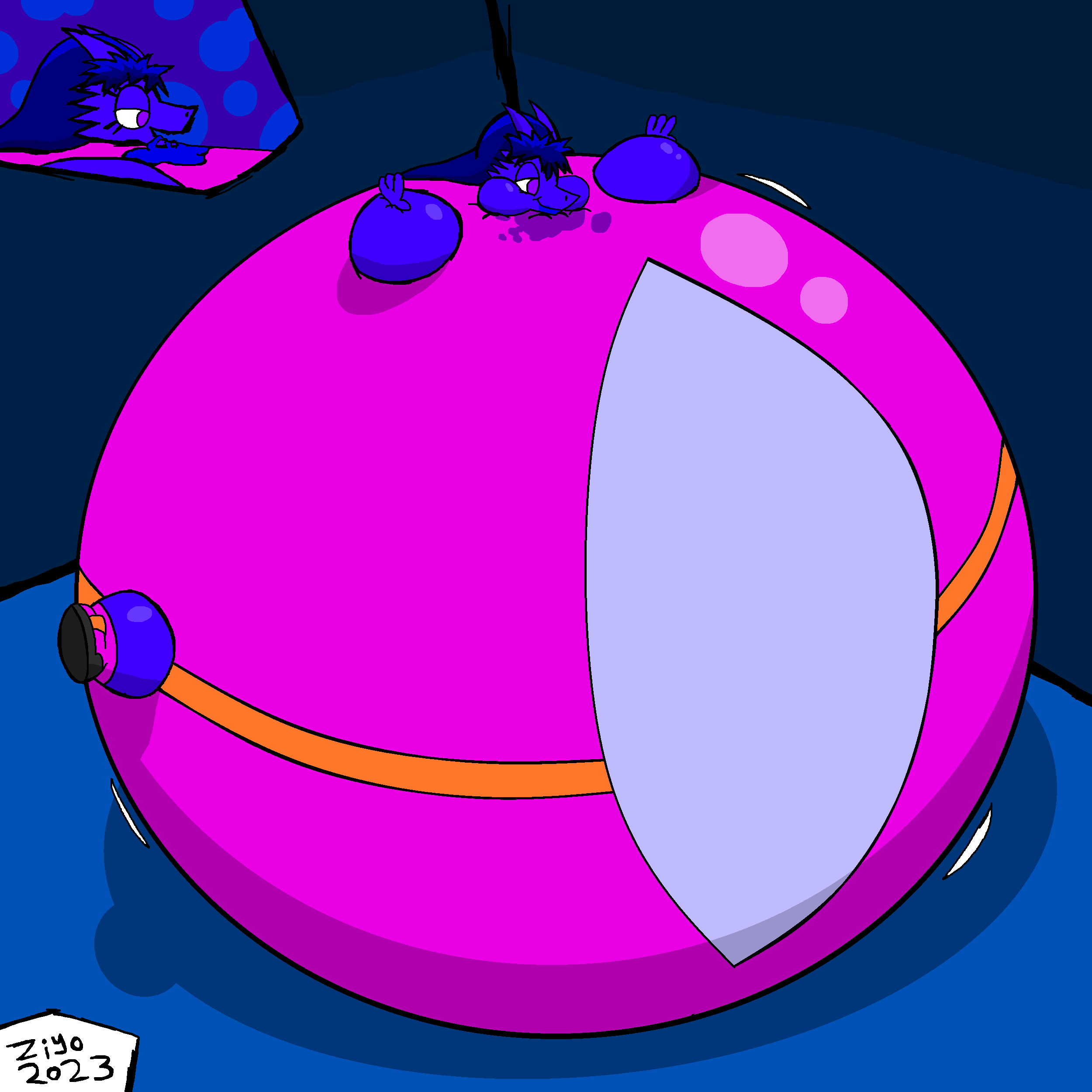 Polly Plum's blueberry slosh part 2 by ZiyoStreetSoul on DeviantArt