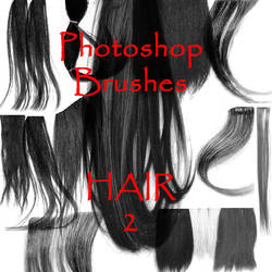 Photoshop Hair Brushes - set 2