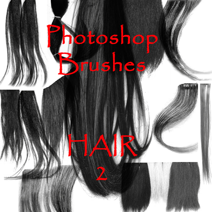 Photoshop Hair Brushes - set 2