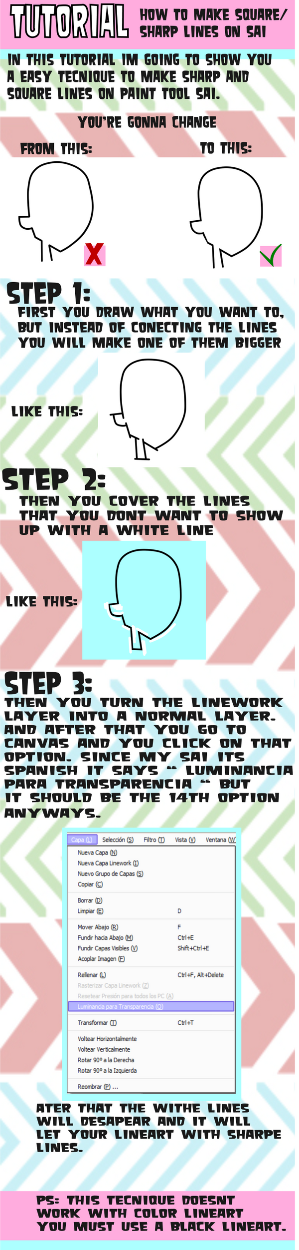 Square Sharp TUTORIAL: How to make square/sharp lines on SAI? by DioMoon on DeviantArt