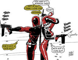 Harley Quinn And Deadpool... a perfect couple