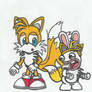 Tails and Rabbid Tails