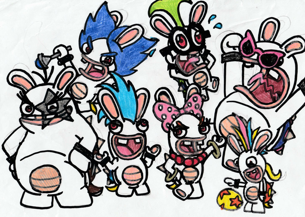The Rabbid Koopa Kids by CaptainQuack64 on DeviantArt