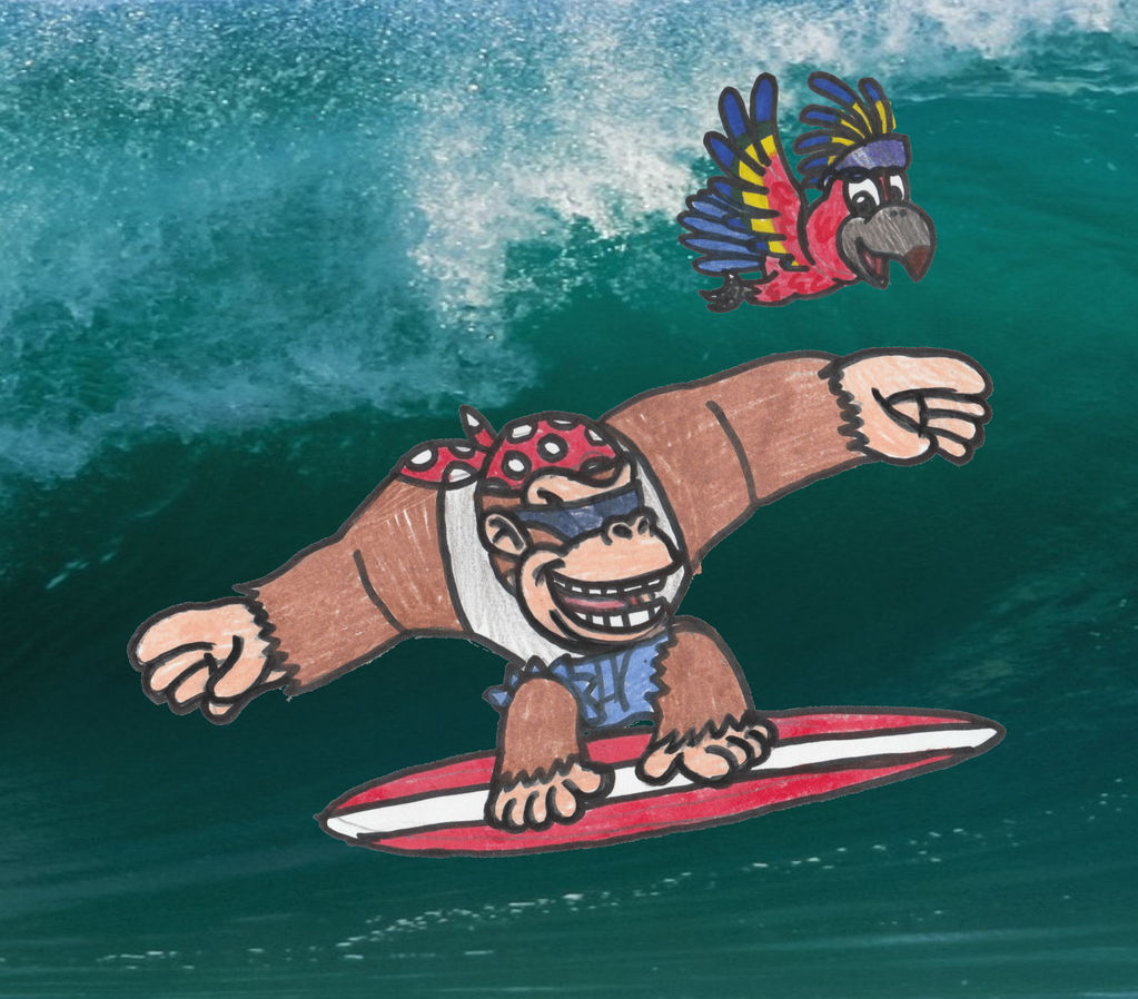 Riding the waves, Funky Style by CaptainQuack64 on DeviantArt