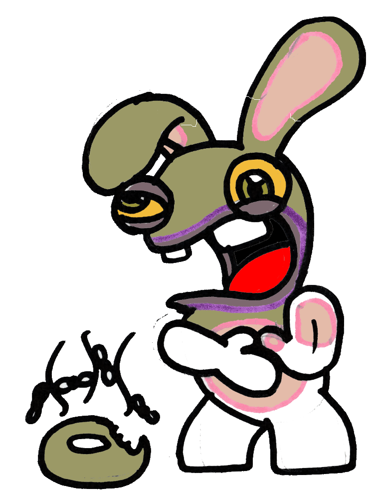 Zombie Jack Rabbit Zombie Rabbid by CaptainQuack64 on DeviantArt