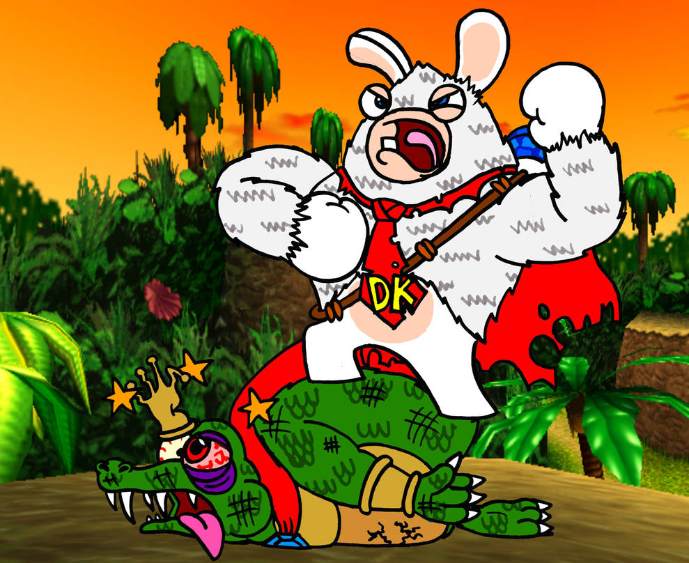 Rabbid Kong WINS!!! by CaptainQuack64 on DeviantArt