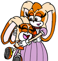 Spring Cream The Rabbit by sonicluke122 on DeviantArt