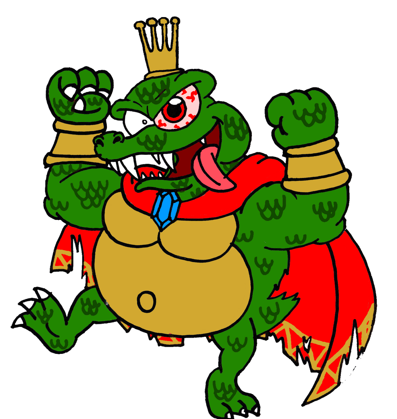 K. Rool King K. Rool by CaptainQuack64 on DeviantArt