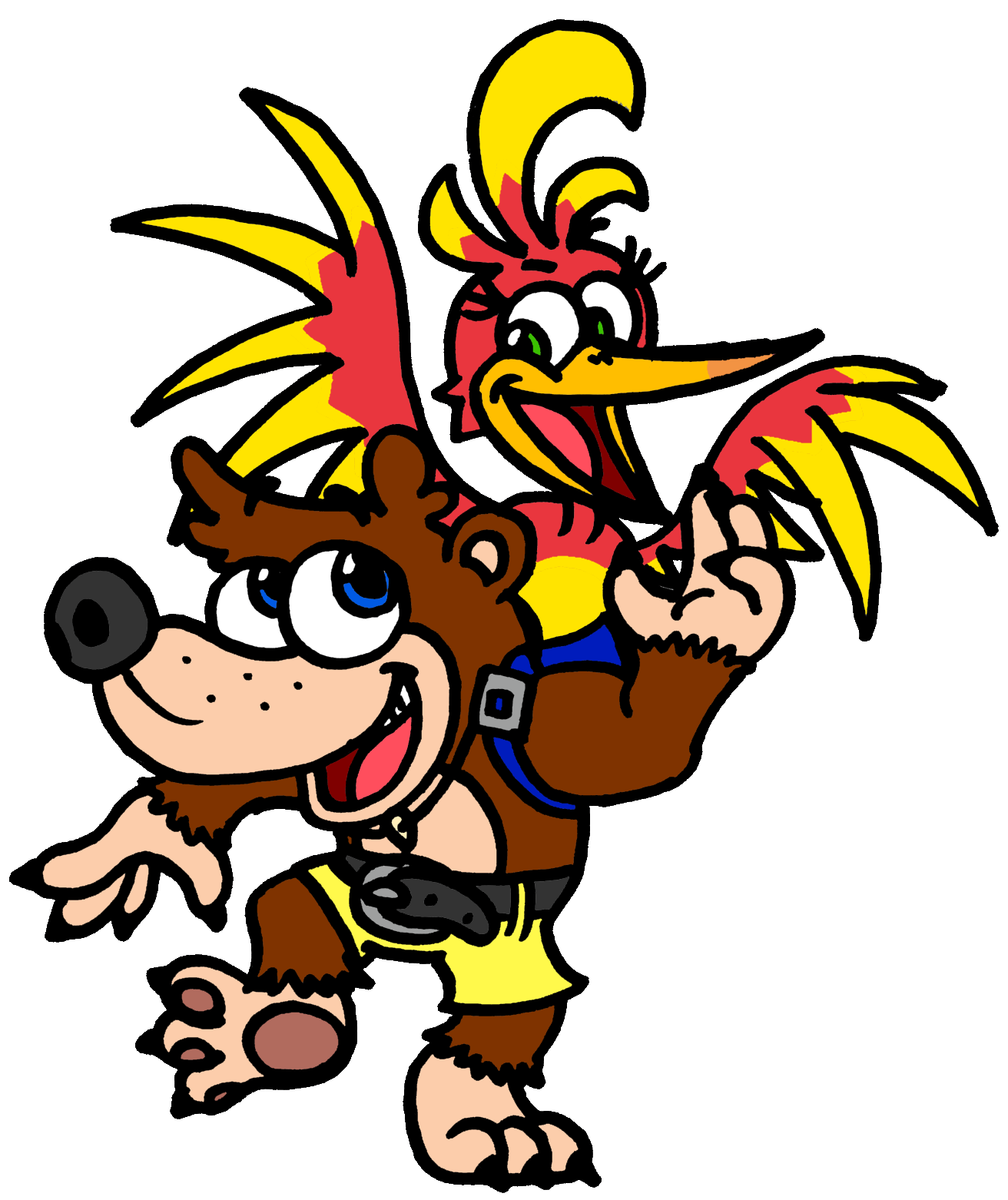 Sonic and Banjo- Banjo-Kazooie Cast Part 1 by AlextheStarChild on DeviantArt