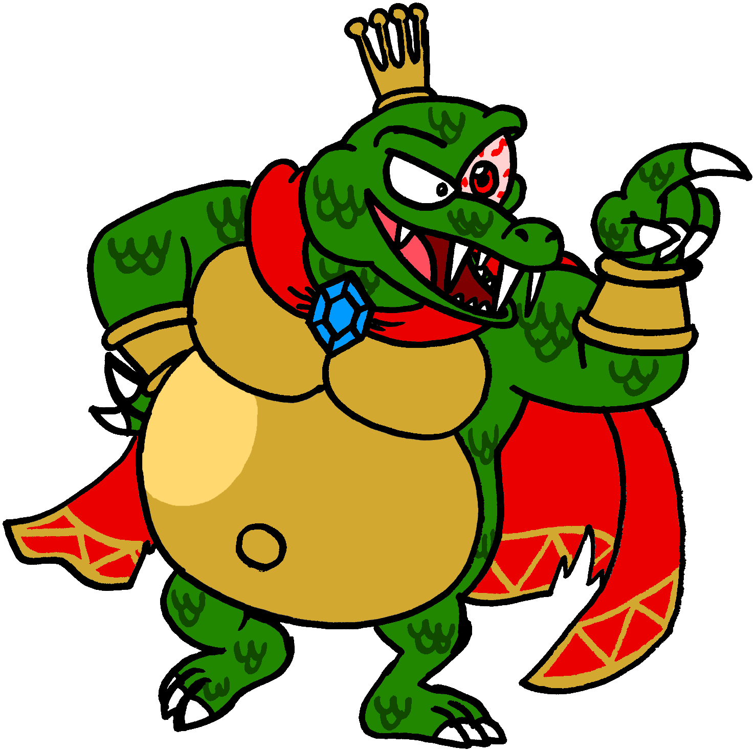 King K. Rool - 1 by CaptainQuack64 on DeviantArt