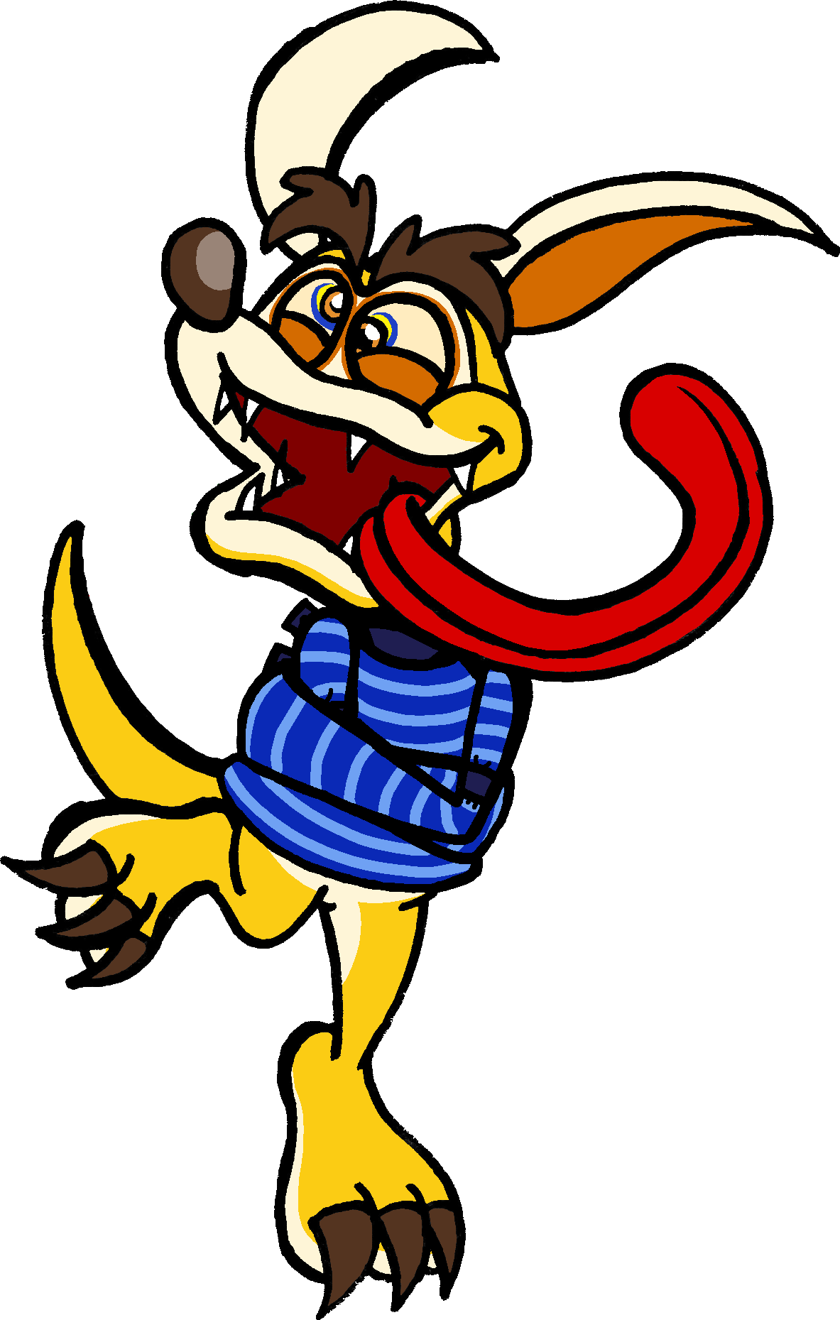 Ripper Roo Vector Yellow Ripper Roo by CaptainQuack64 on DeviantArt