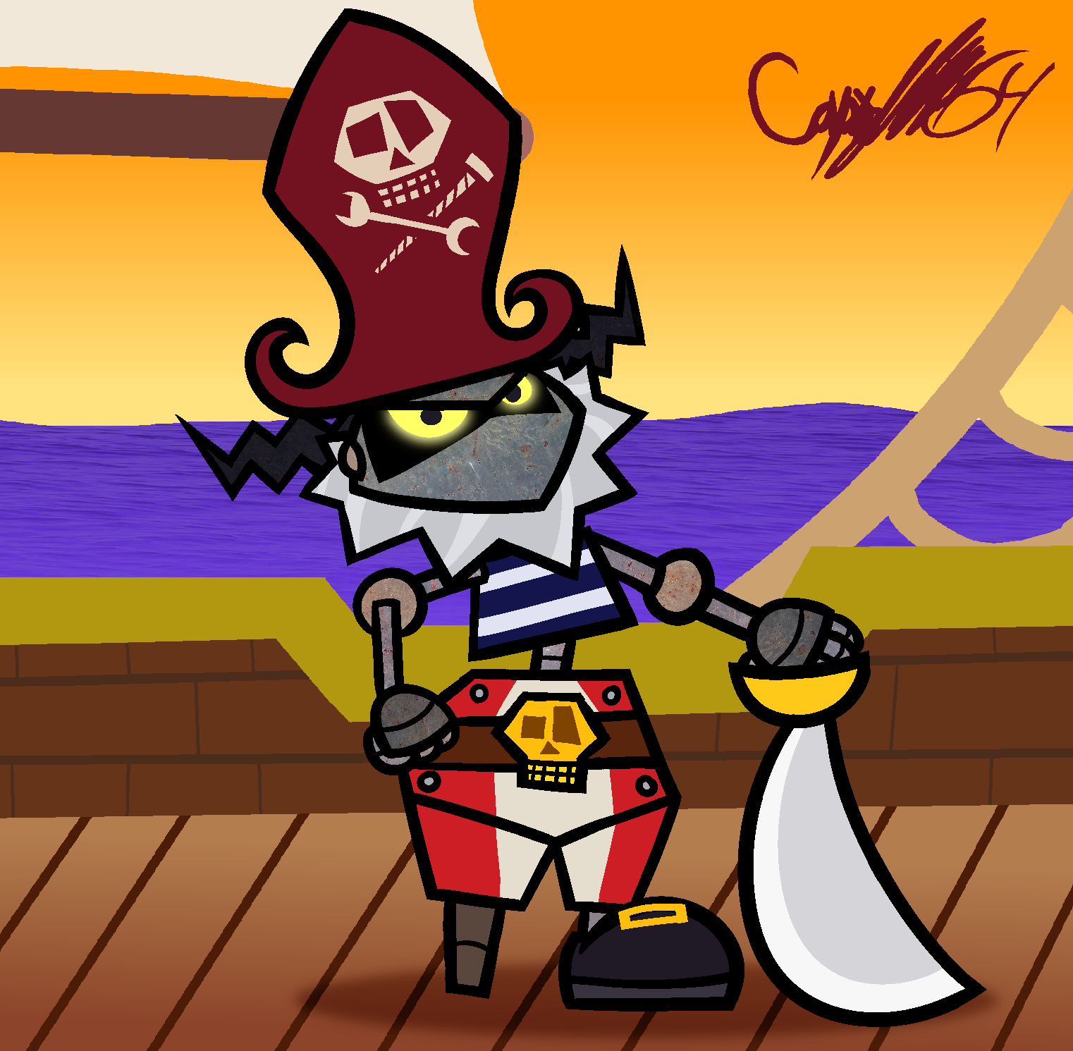 Admiral Razorbeard by CaptainQuack64 on DeviantArt