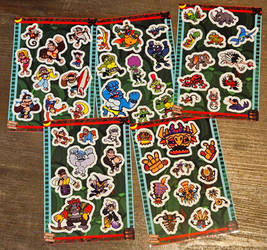 7'' x 5'' DK Sticker Sheet - 5 Sheet Set