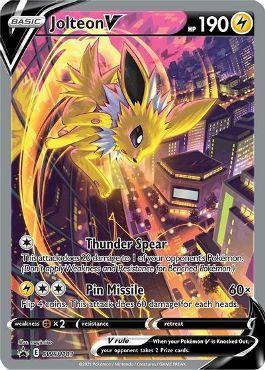 Carta Pokémon Jolteon Vmax Céus Em Evolução Original