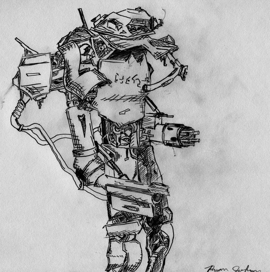 mech. warrior by Ryanlj on DeviantArt