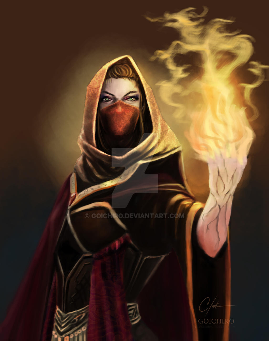 Fire Mage by goichiro on DeviantArt