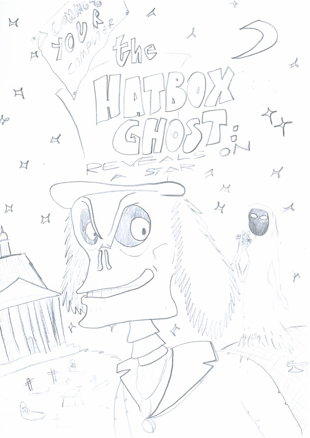 Hatbox Ghost Comic - Cover Art