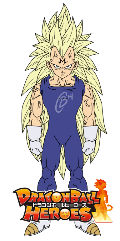 DB Heroes - Vegeta (Super Saiyan 3 Maoji)