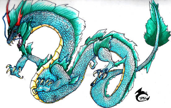 Chinese dragon (chameleon pens final)