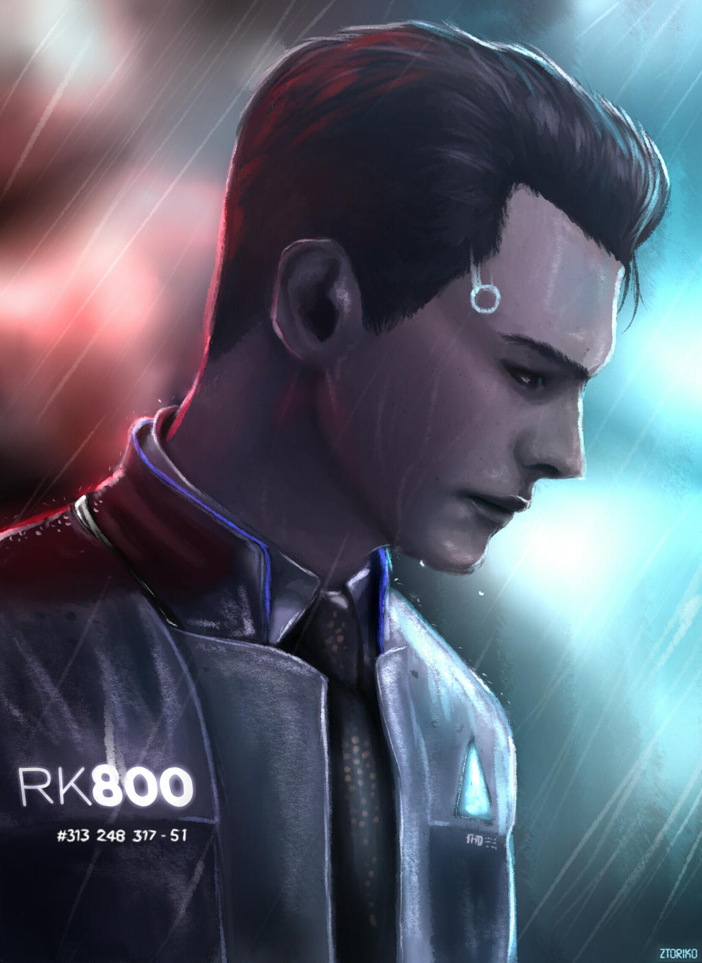 Connor RK800 - The Crime Scene by Owlzey on DeviantArt