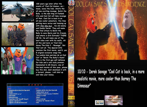 Cool Cat Saves The Kids 2: Revenge (DVD COVER)