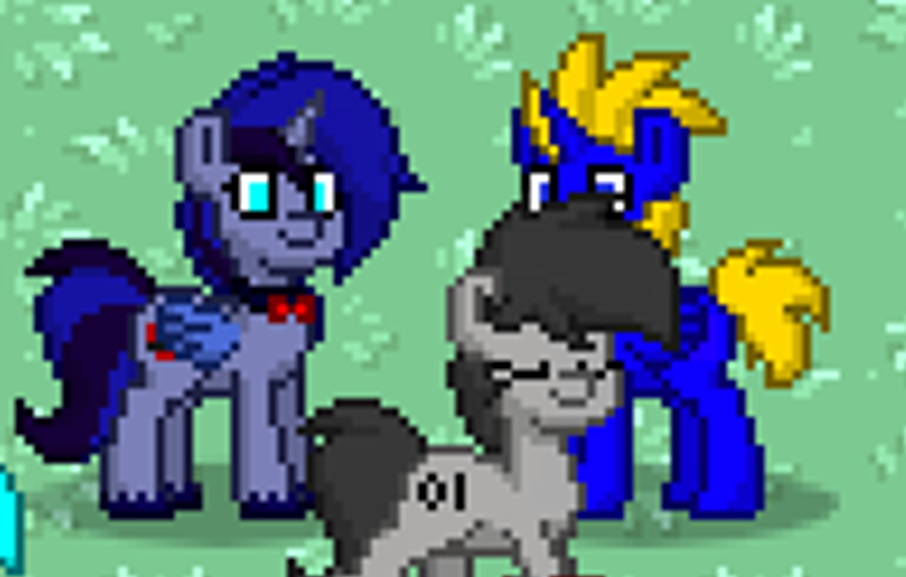 I'm again princess nightblood in pony town