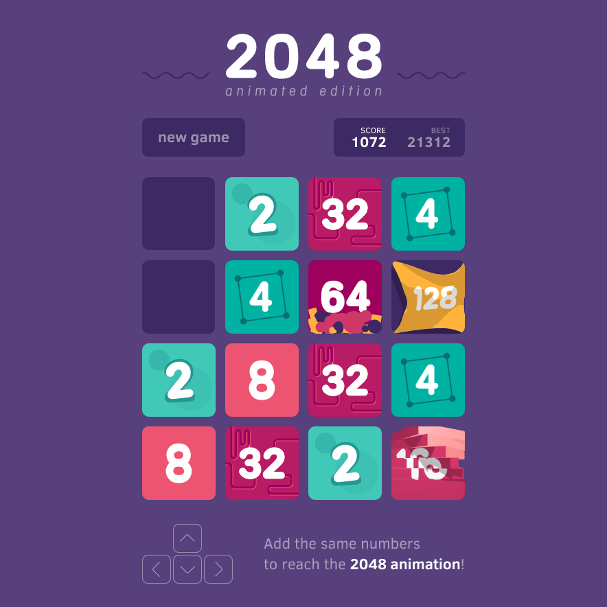 2048 Animated edition by th3-pro on DeviantArt
