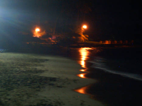 dark beach