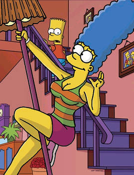 Pole dancing Marge