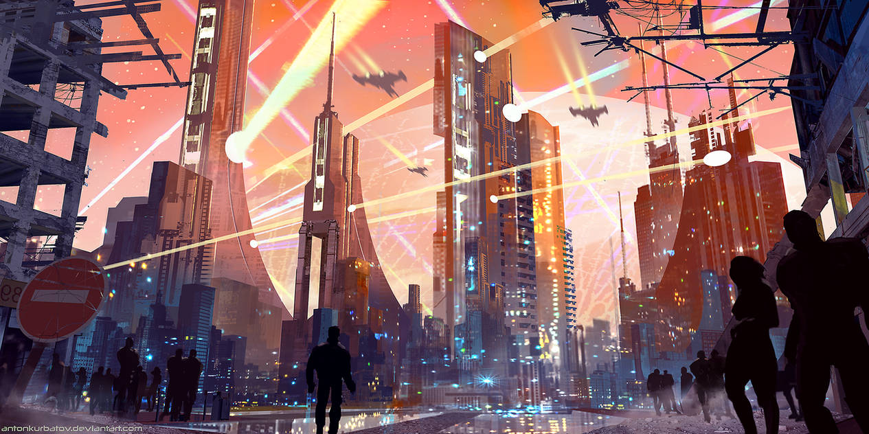 Laser Attack on Nyxion by AntonKurbatov