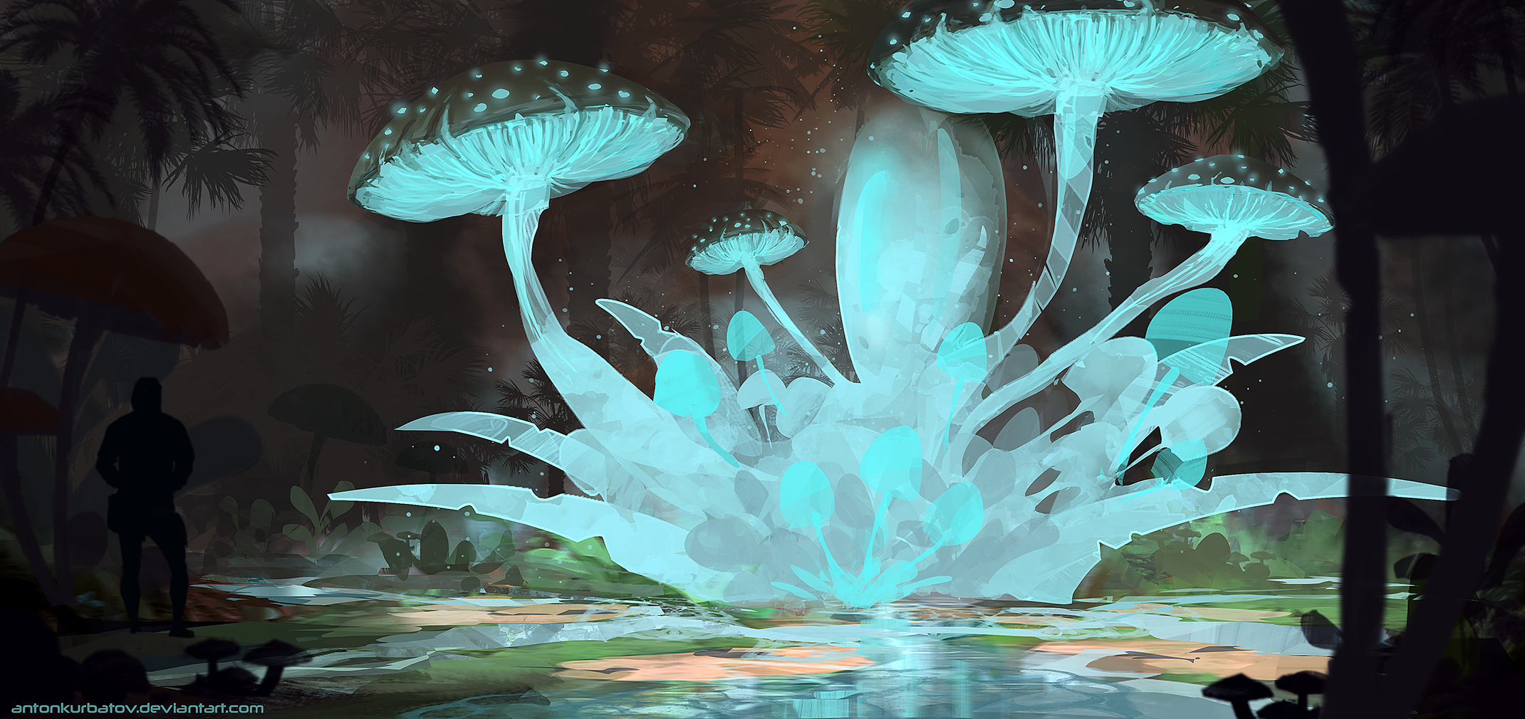 Seed of Color : Cyan by AntonKurbatov