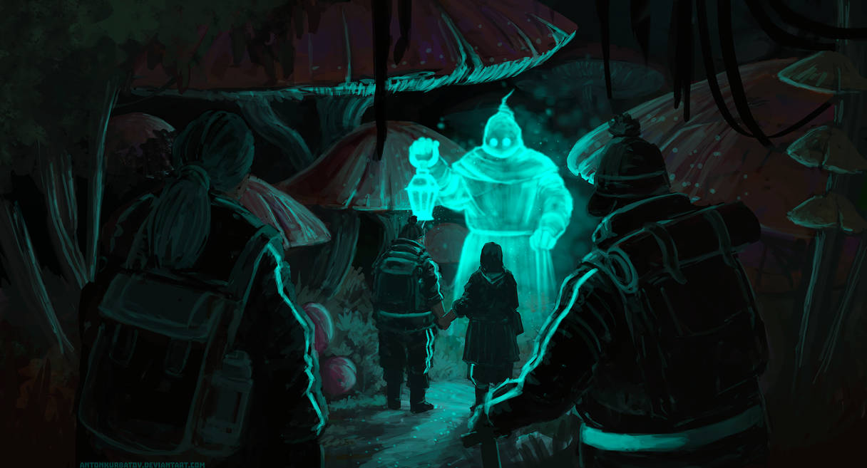 Ghost in the forest by AntonKurbatov on DeviantArt