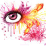 Coral Eye (watercolor)
