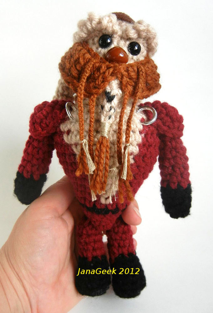 Farscape Ka D'Argo Warrior Crochet Doll