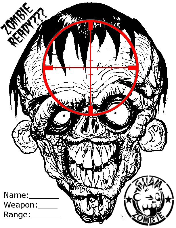 zombie shooting target by guam zombie on deviantart