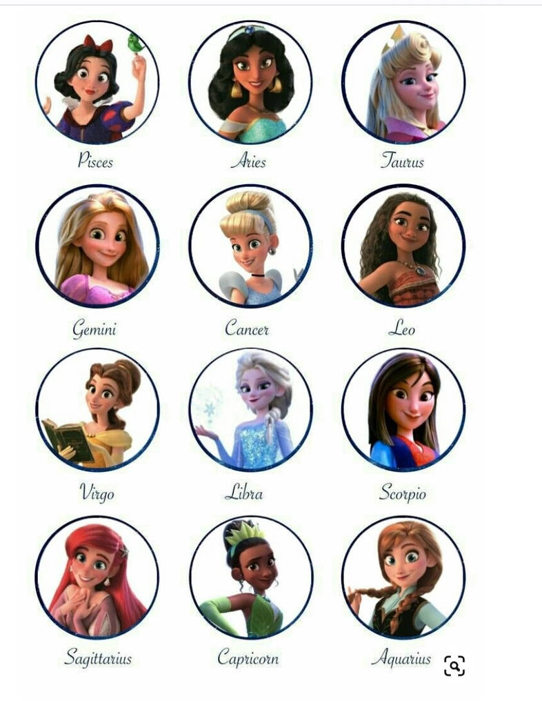 The signs as princesses by clintandsabretooth on DeviantArt