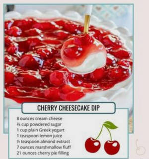 Cherry Cheesecake Dip