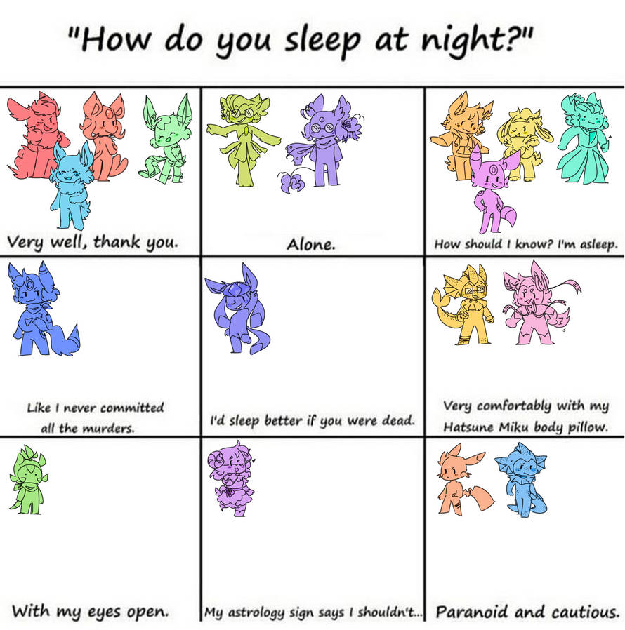 Alignment Meme 8 How Do You Sleep At Night By KITSCREAMSIN2THEVOID On Alignment meme 8 how do you sleep at night by kitscreamsin2thevoid on