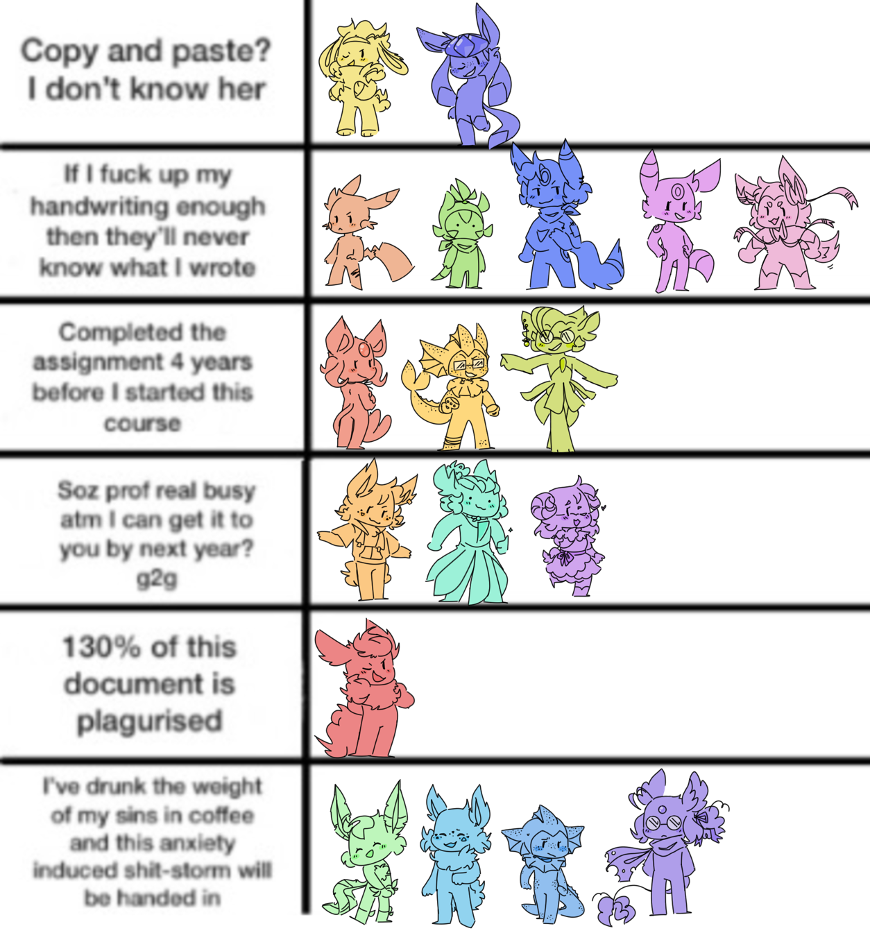 alignment meme 9: school ): by KITSCREAMSIN2THEVOID on DeviantArt