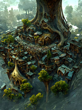 Elven Village in the Swamp