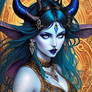 Young Dark Fairy Demoness