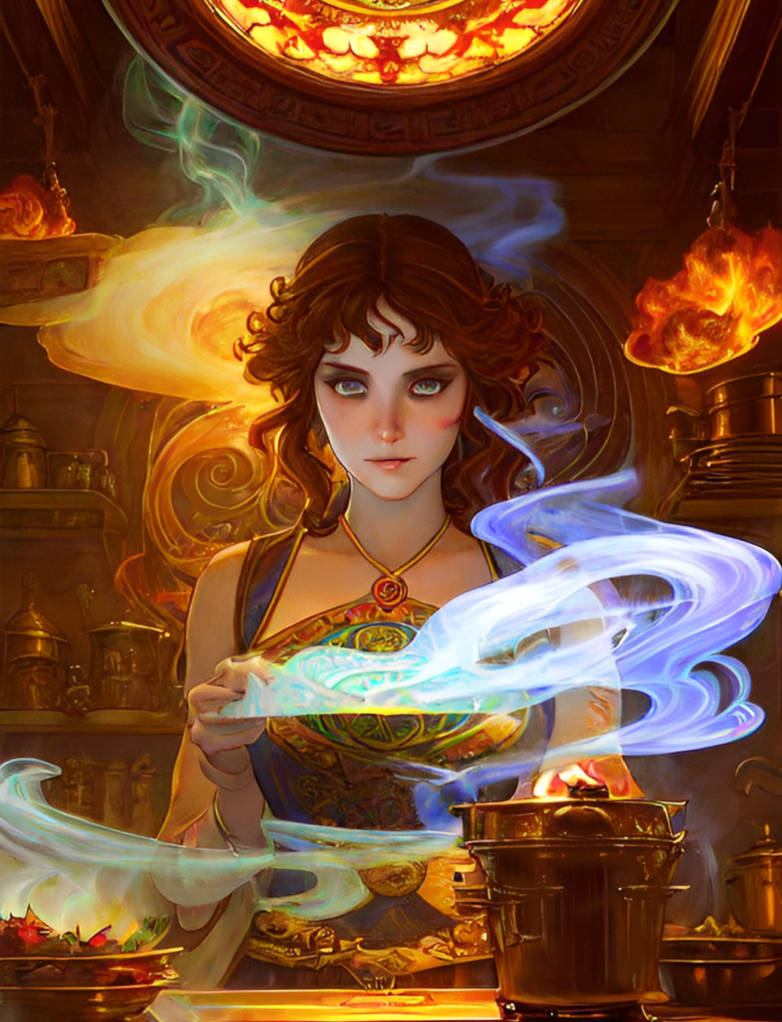 Magical spell cooking by DarkMucha on DeviantArt