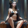 Contemplating priestess