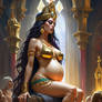 Fertility cult priestess