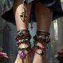 Priestess' feet