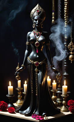 Voodoo Goddess altar